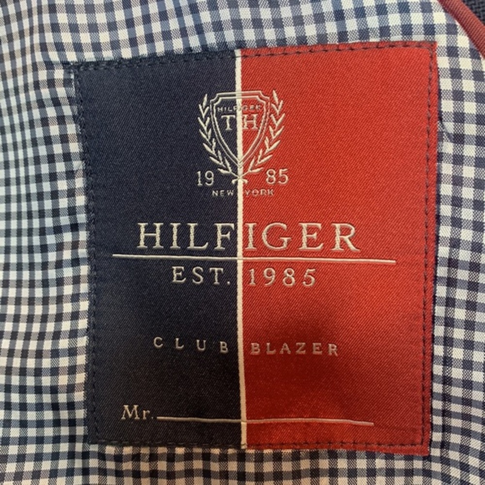 TOMMY HILFIGER | Navy Club Blazer Sz. XL - Picture 5 of 8